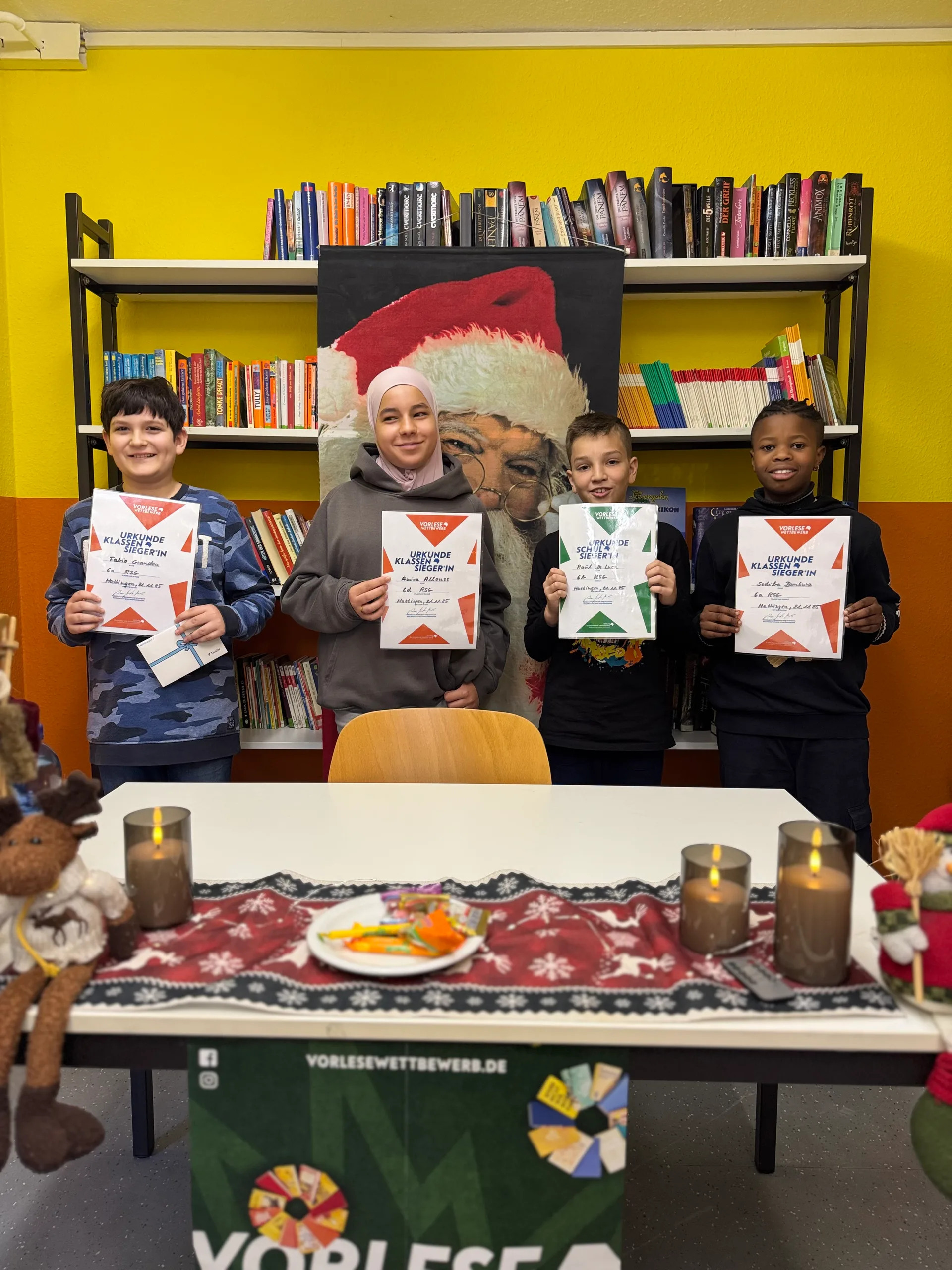 Reading competition of Year 6