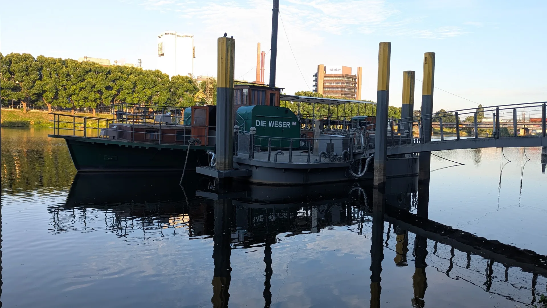 Das Schiff "Die Weser"